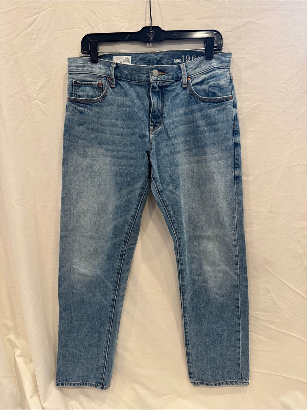 GAP Women’s Light Blue Sexy Boyfriend Jeans, Size 27